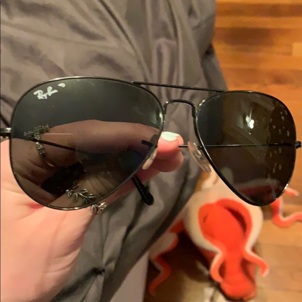 Black Aviator Ray Bans